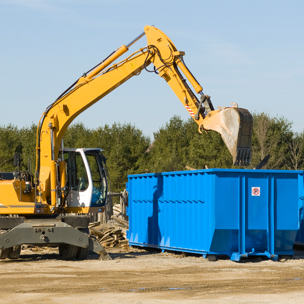 how many times can i have a residential dumpster rental emptied in Young